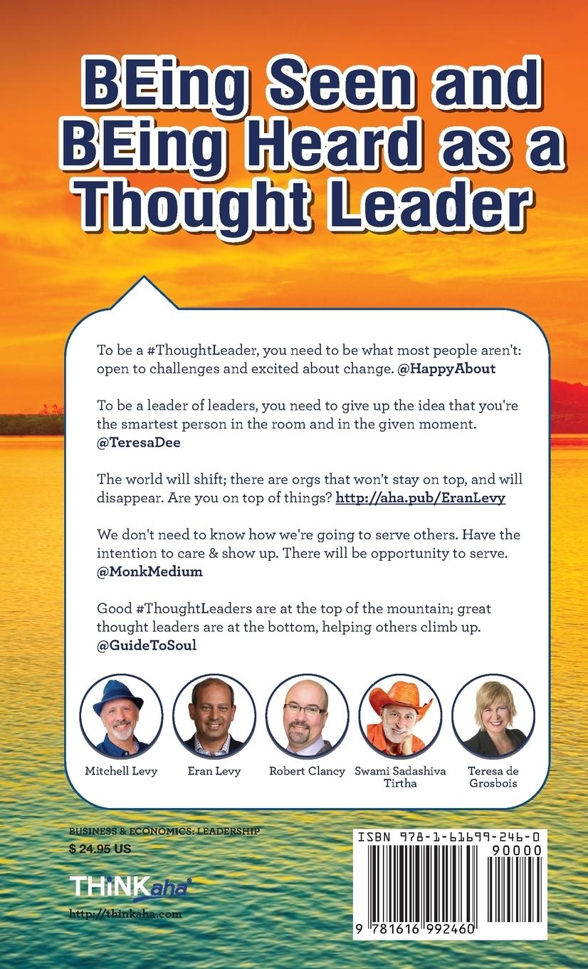 Rückseitencover BEing Seen and BEing Heard as a Thought Leader