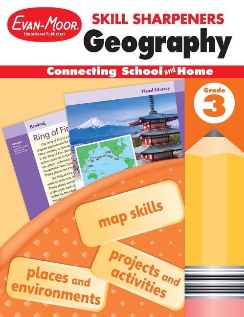 Vorderes Coverbild Skill Sharpeners: Geography, Grade 3 Workbook