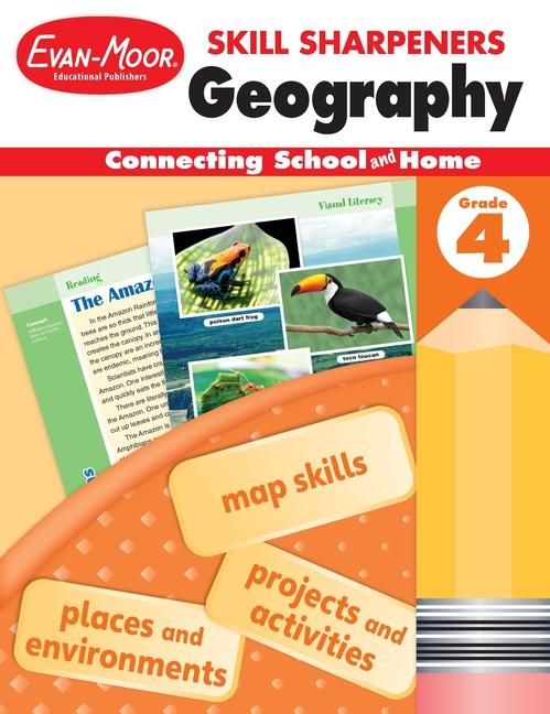 Vorderes Coverbild Skill Sharpeners: Geography, Grade 4 Workbook