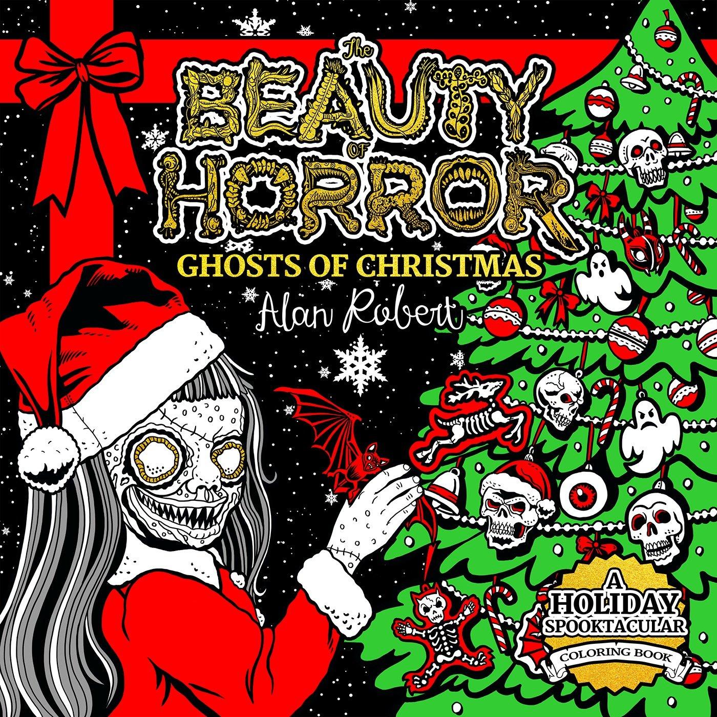 Vorderes Coverbild The Beauty of Horror: Ghosts of Christmas Coloring Book