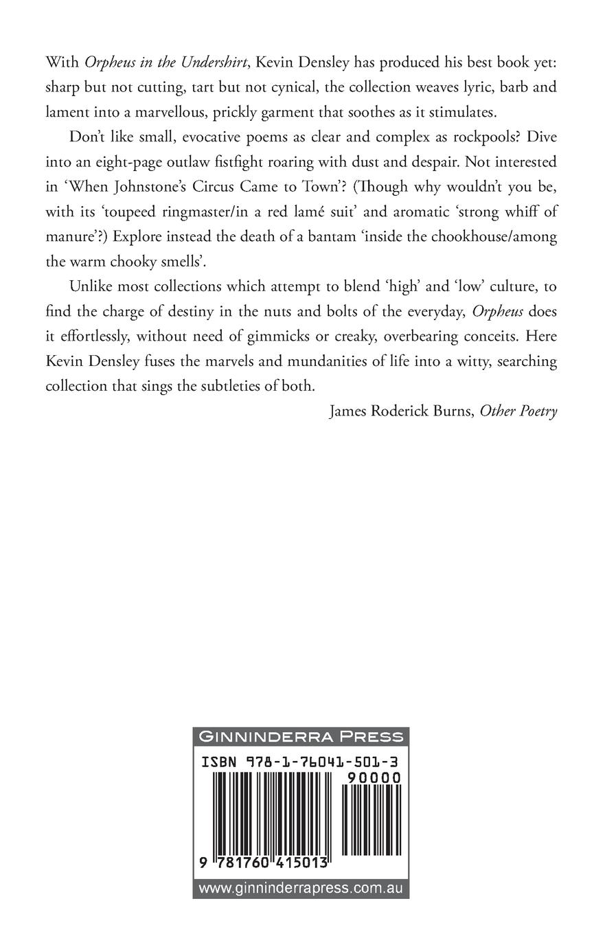 Rückseitencover Orpheus in the Undershirt