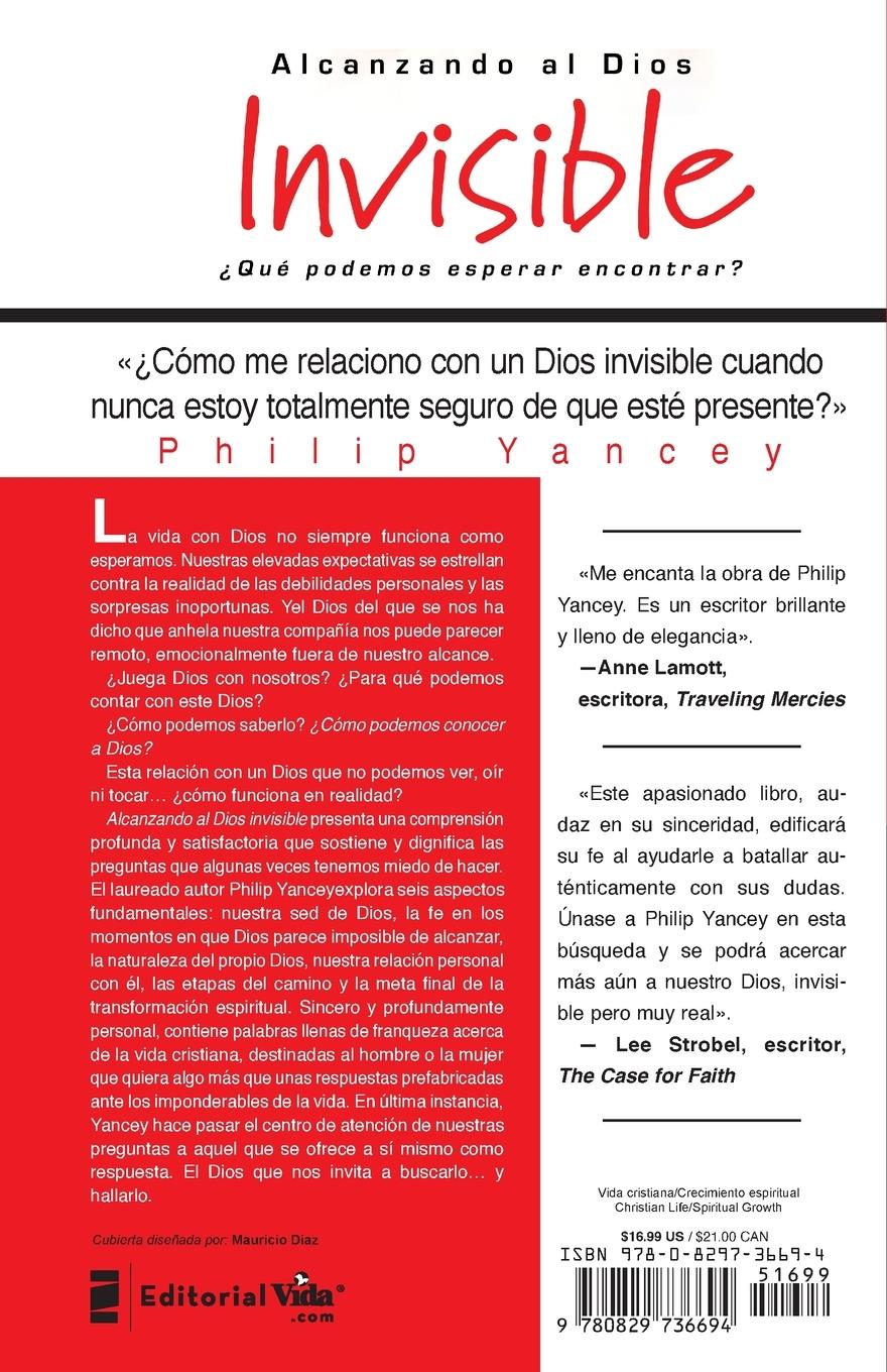 Rückseitencover La Alcanzando Al Dios Invisible