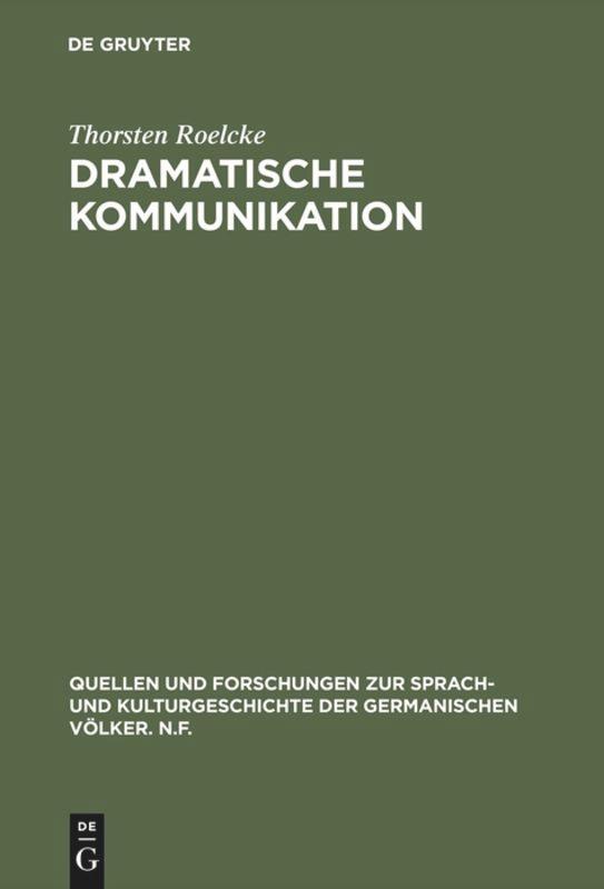 Vorderes Coverbild Dramatische Kommunikation