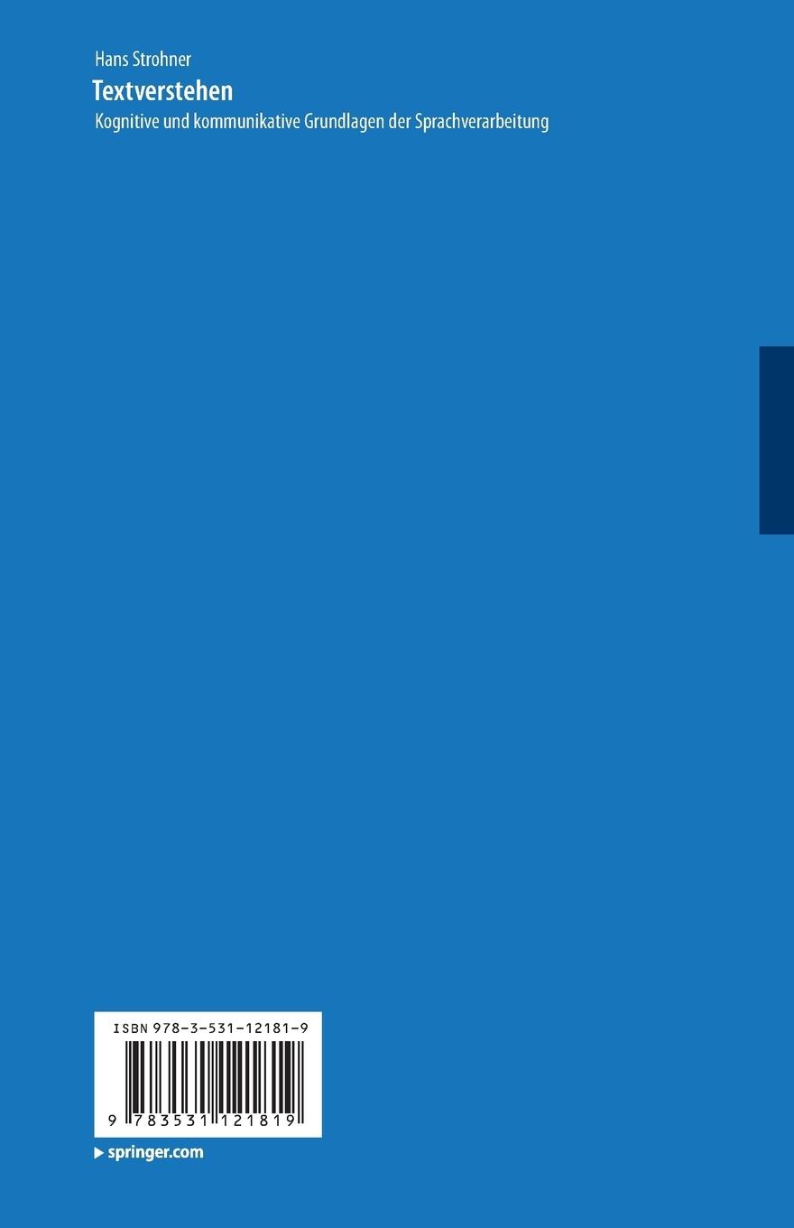 Rückseitencover Textverstehen