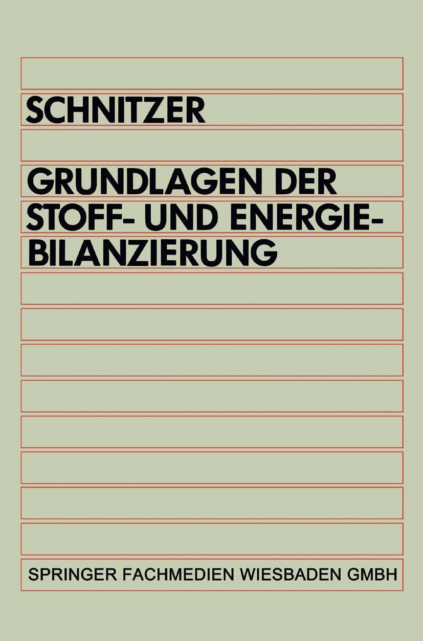 Vorderes Coverbild Grundlagen der Stoff- und Energiebilanzierung