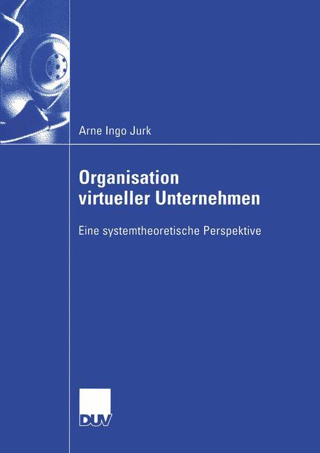 Vorderes Coverbild Organisation virtueller Unternehmen