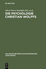 Vorderes Coverbild Die Psychologie Christian Wolffs