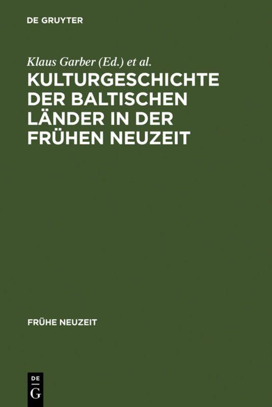 Vorderes Coverbild Kulturgeschichte der baltischen Länder in der Frühen Neuzeit