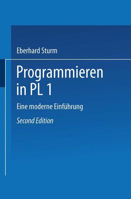 Vorderes Coverbild Programmieren in PL/I