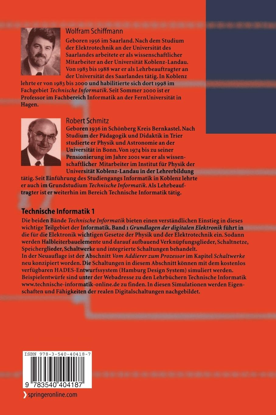 Rückseitencover Technische Informatik 1