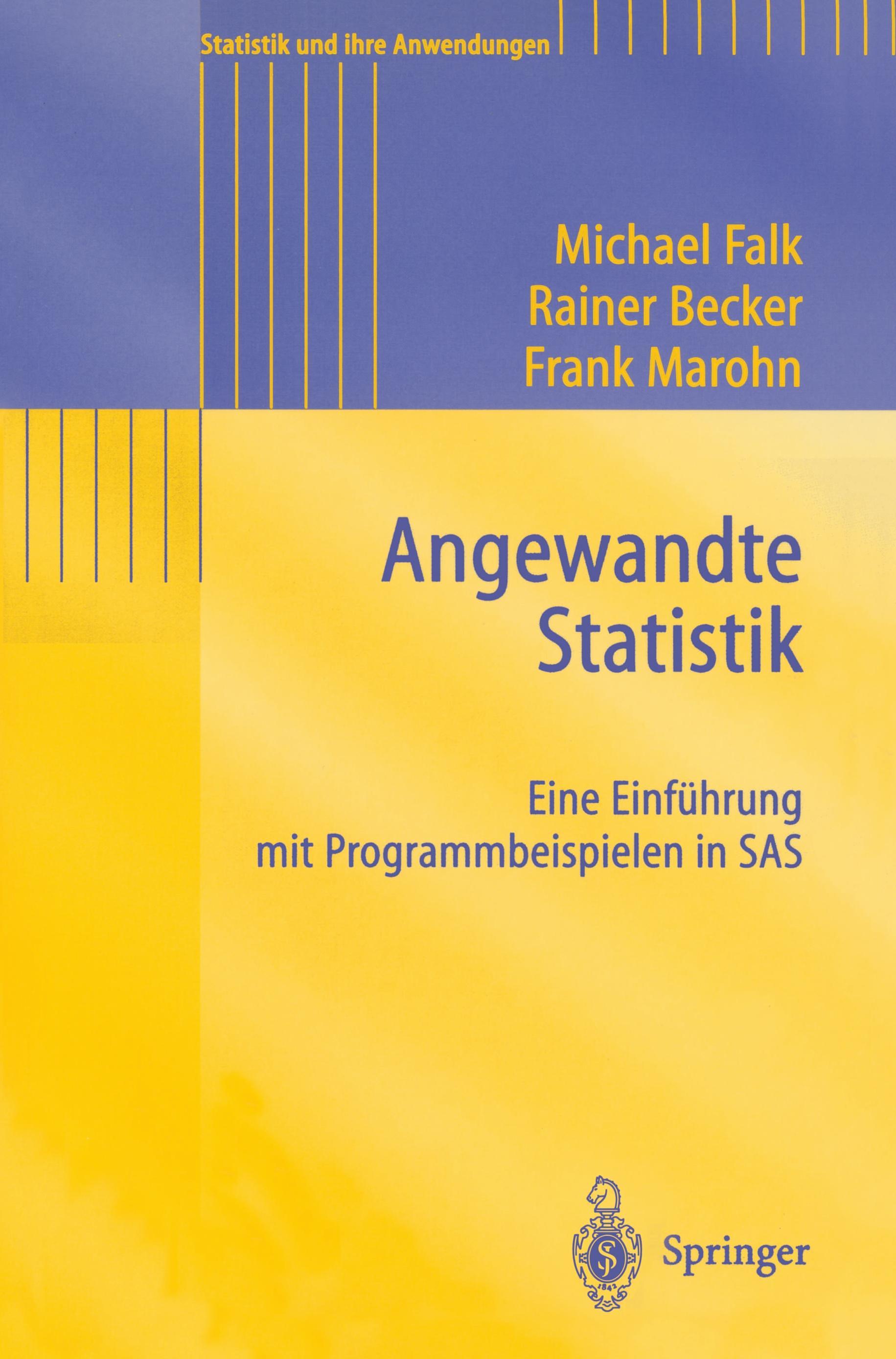 Vorderes Coverbild Angewandte Statistik