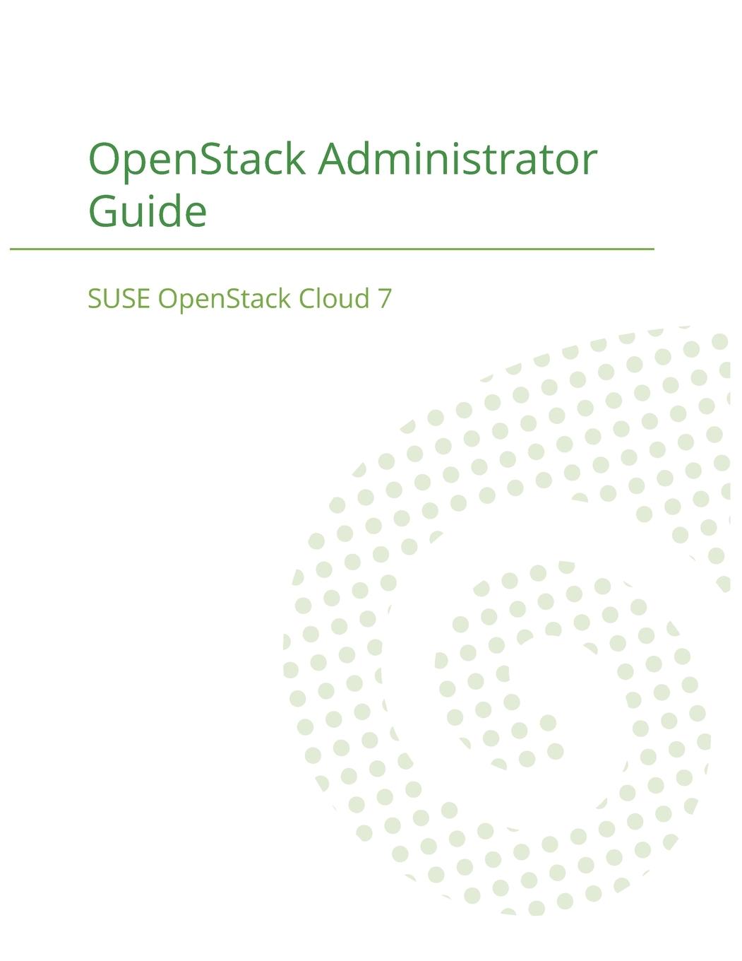 Vorderes Coverbild SUSE OpenStack Cloud 7