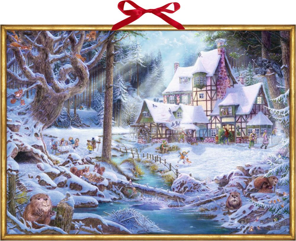 Vorderes Coverbild Wandkalender - Weihnachten auf dem Mühlenhof