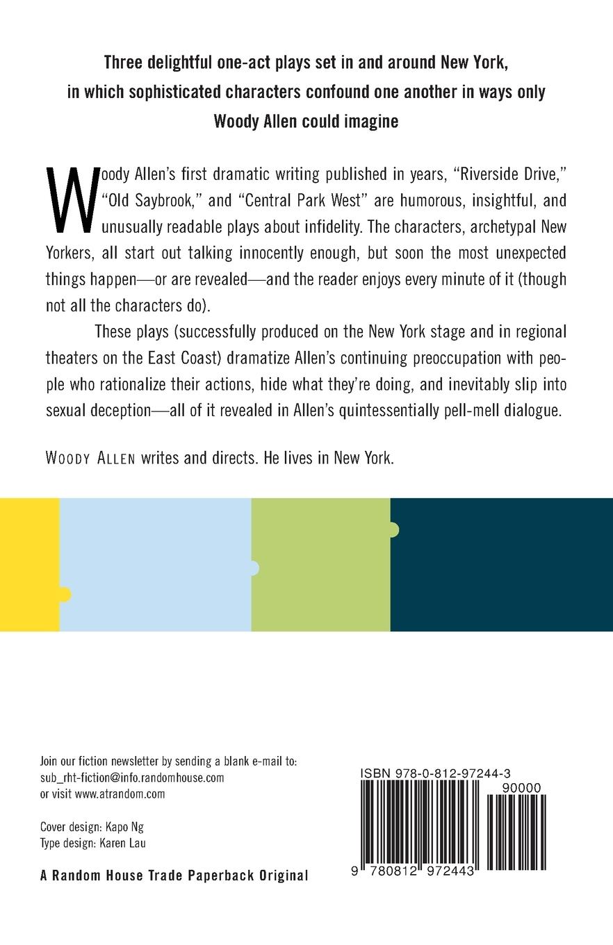 Rückseitencover Three One-Act Plays