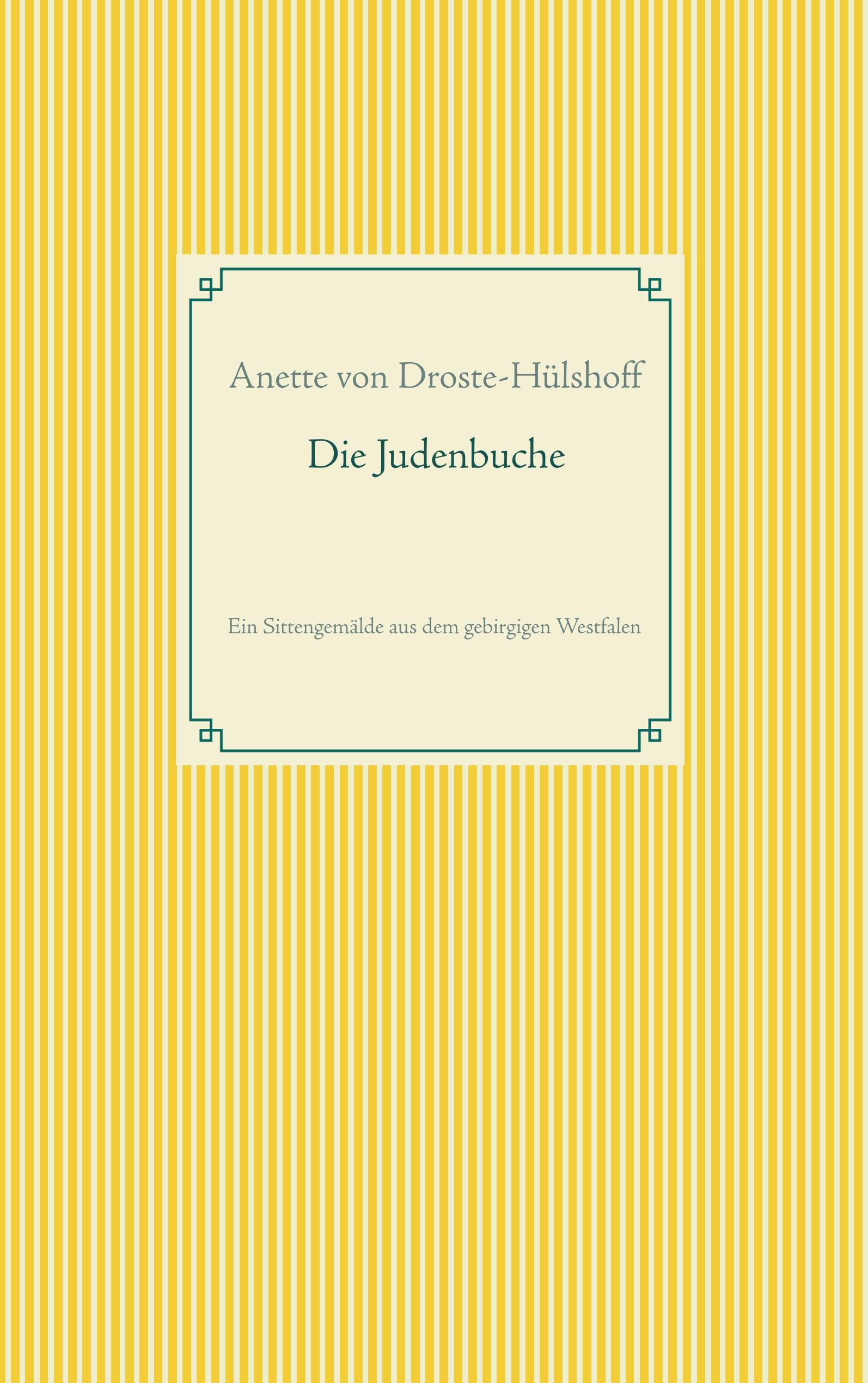 Vorderes Coverbild Die Judenbuche