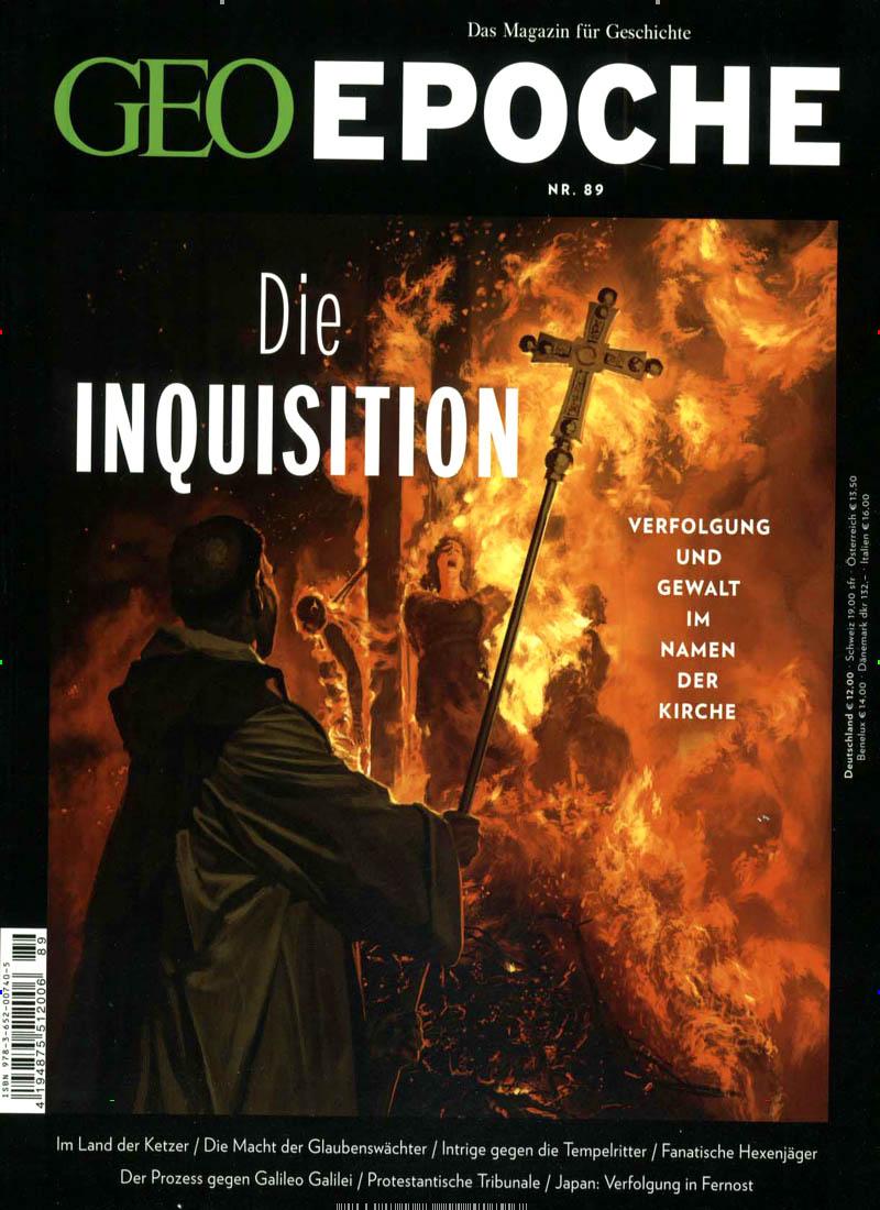 Vorderes Coverbild GEO Epoche 89/2018 - Die Inquisition