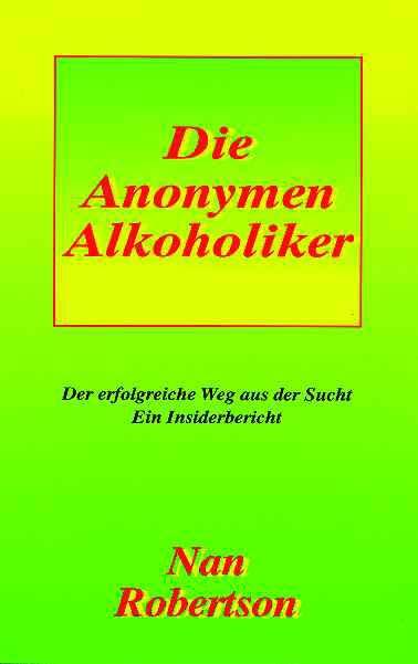 Vorderes Coverbild Die Anonoymen Alkoholiker