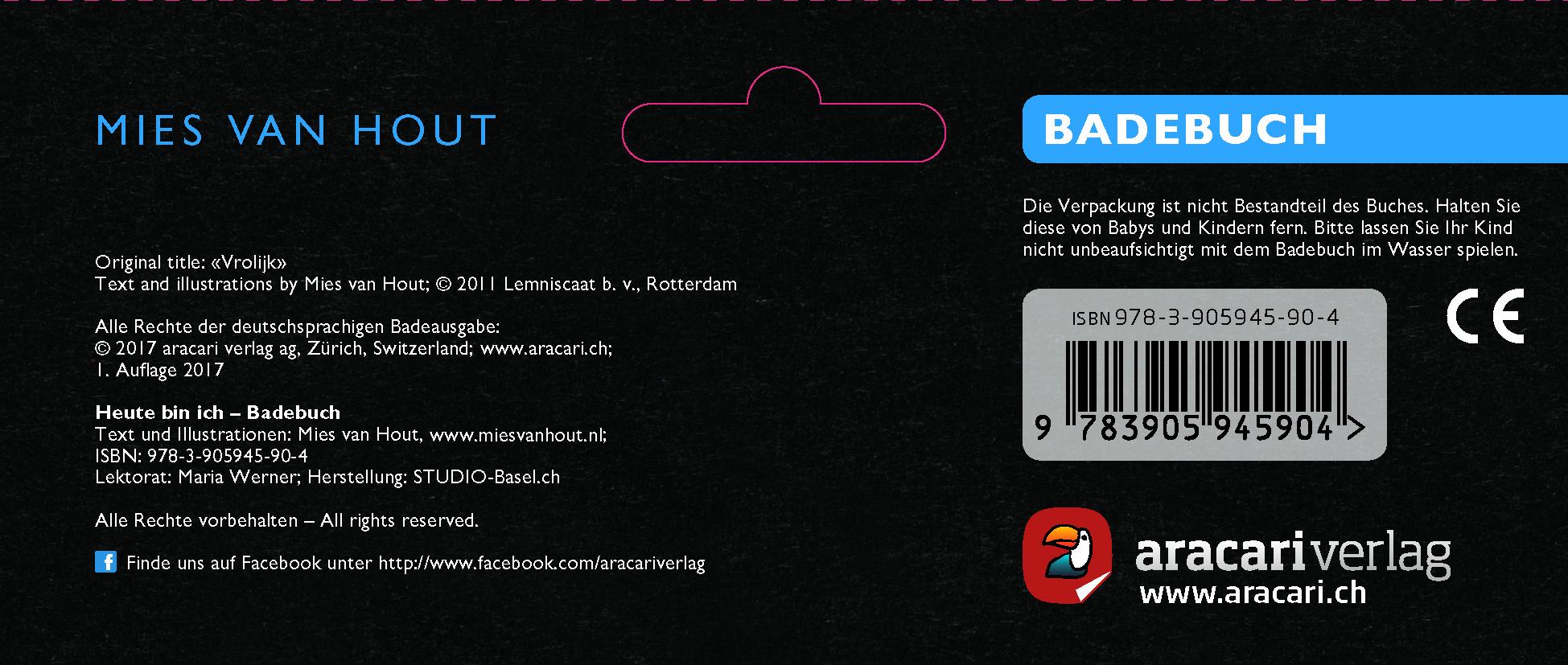 Beispielinhalt (Bild) Heute bin ich - Badebuch