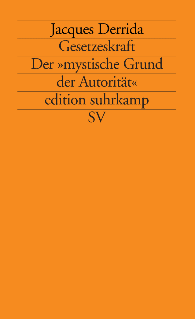 Vorderes Coverbild Gesetzeskraft