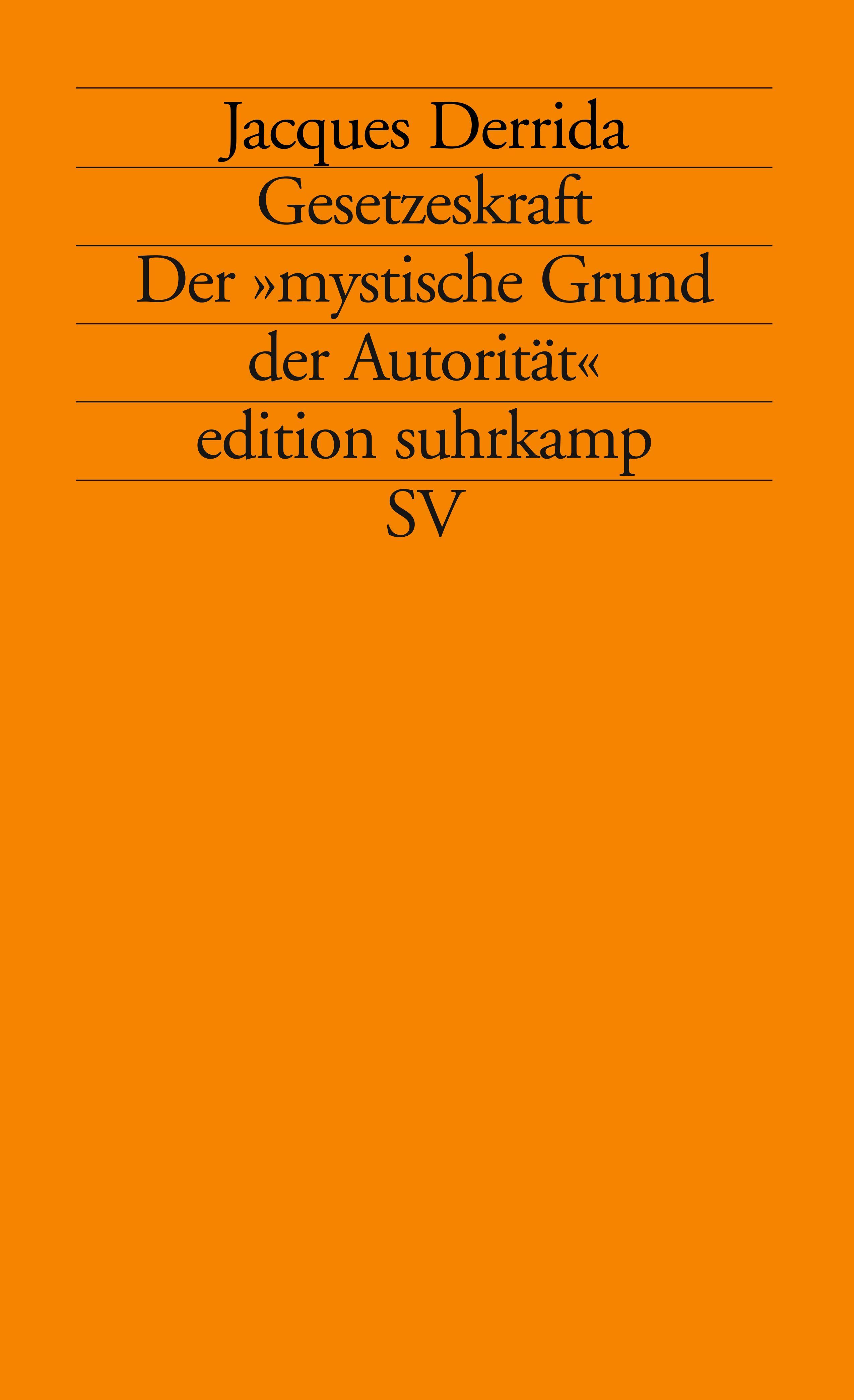 Vorderes Coverbild Gesetzeskraft