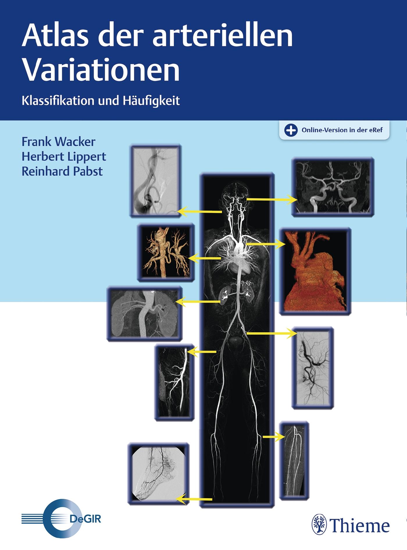Vorderes Coverbild Atlas der arteriellen Variationen