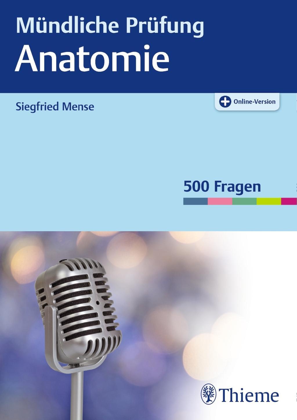 Vorderes Coverbild Mündliche Prüfung Anatomie