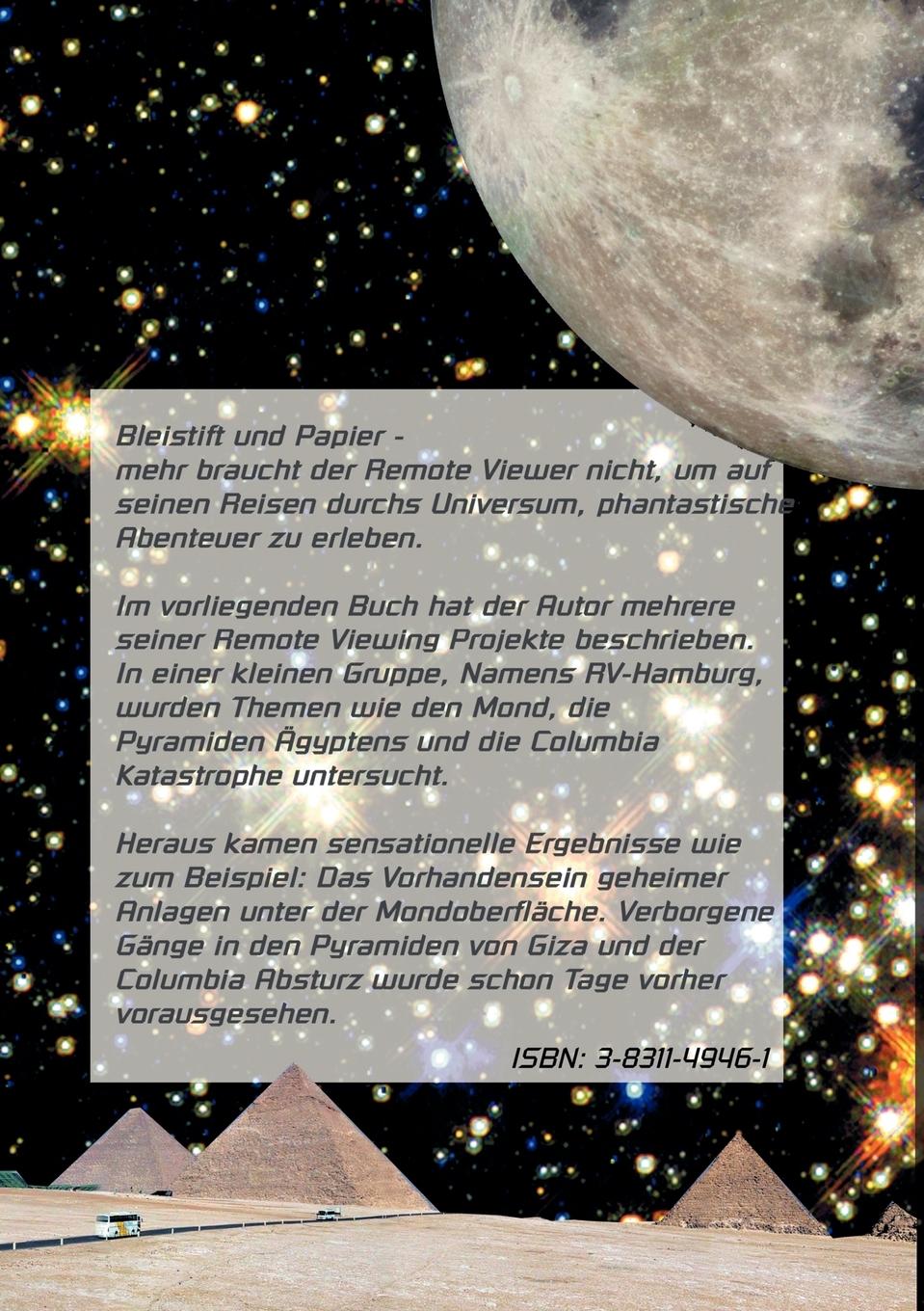 Rückseitencover Mit Bleistift und Papier - Remote Viewing in der Praxis. Band 1.