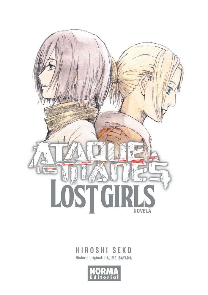 Vorderes Coverbild Ataque a los titanes: Lost girls (novela)