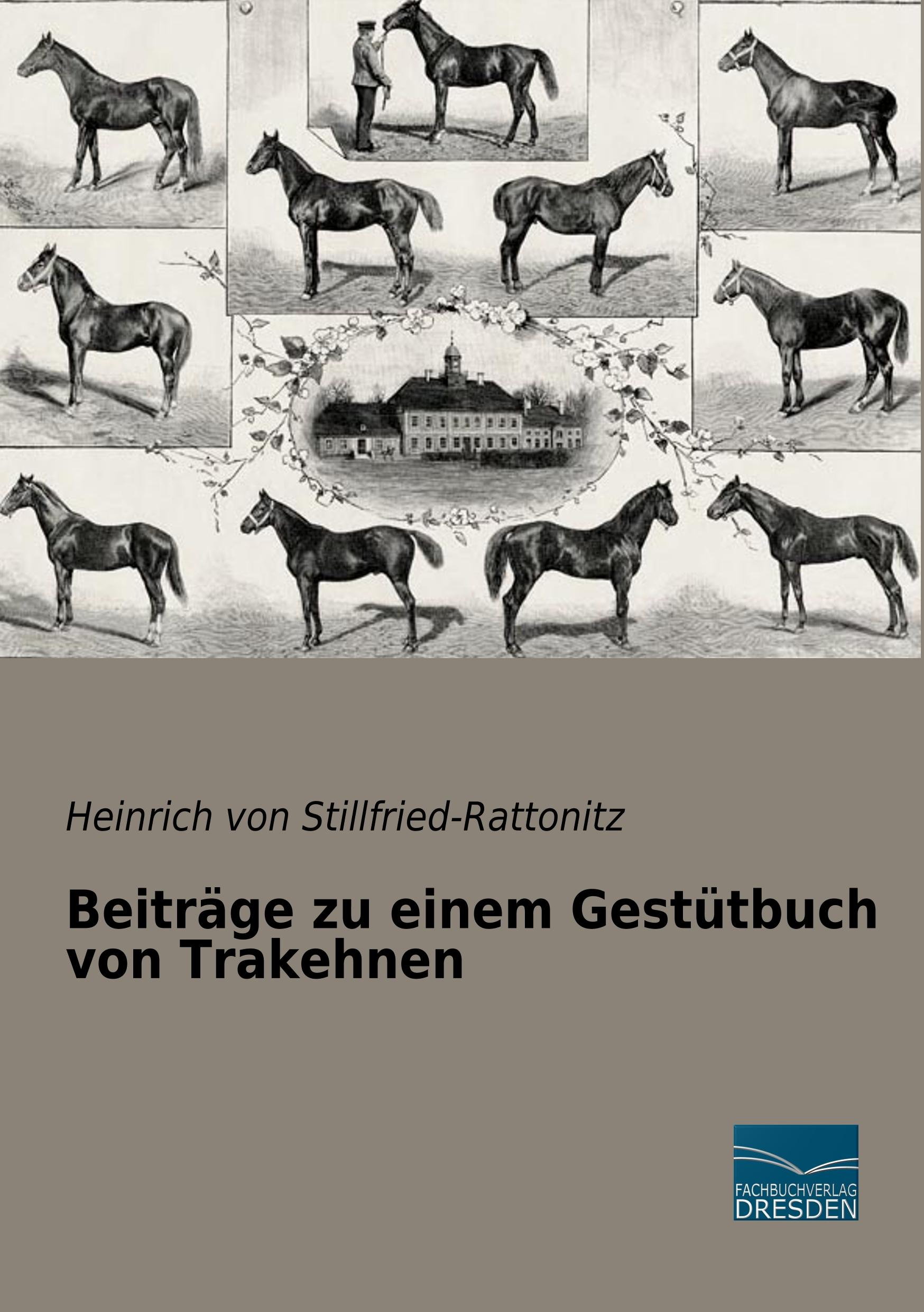 Vorderes Coverbild Beiträge zu einem Gestütbuch von Trakehnen