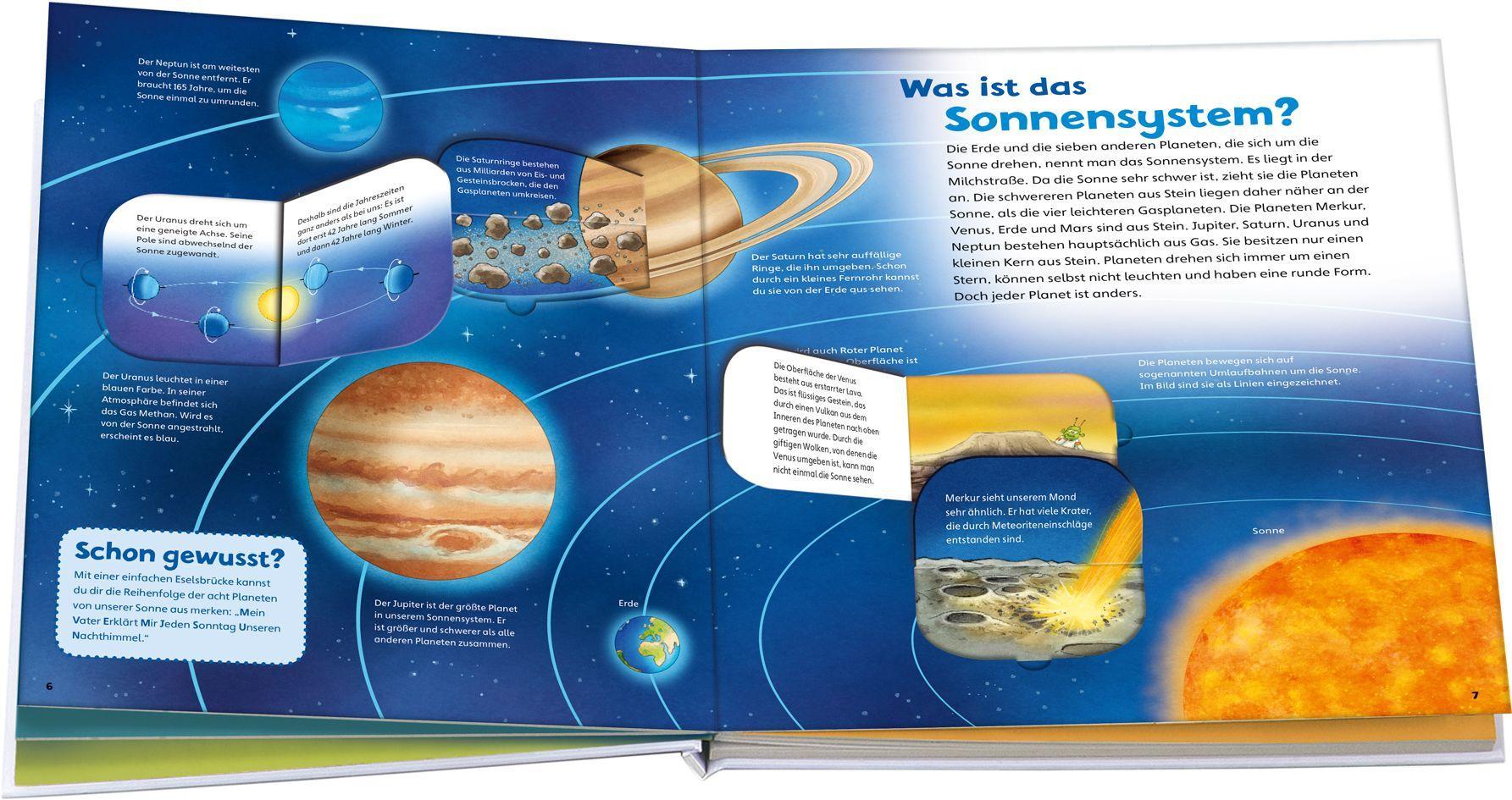 Beispielinhalt (Bild) WAS IST WAS Junior Band 13. Weltraum