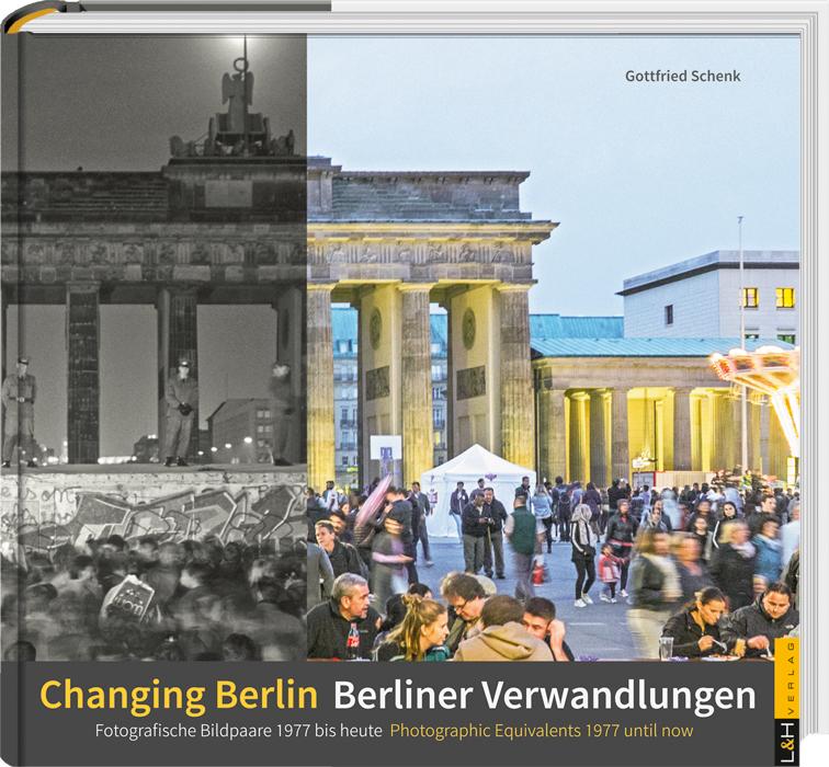 Vorderes Coverbild Berliner Verwandlungen / Changing Berlin