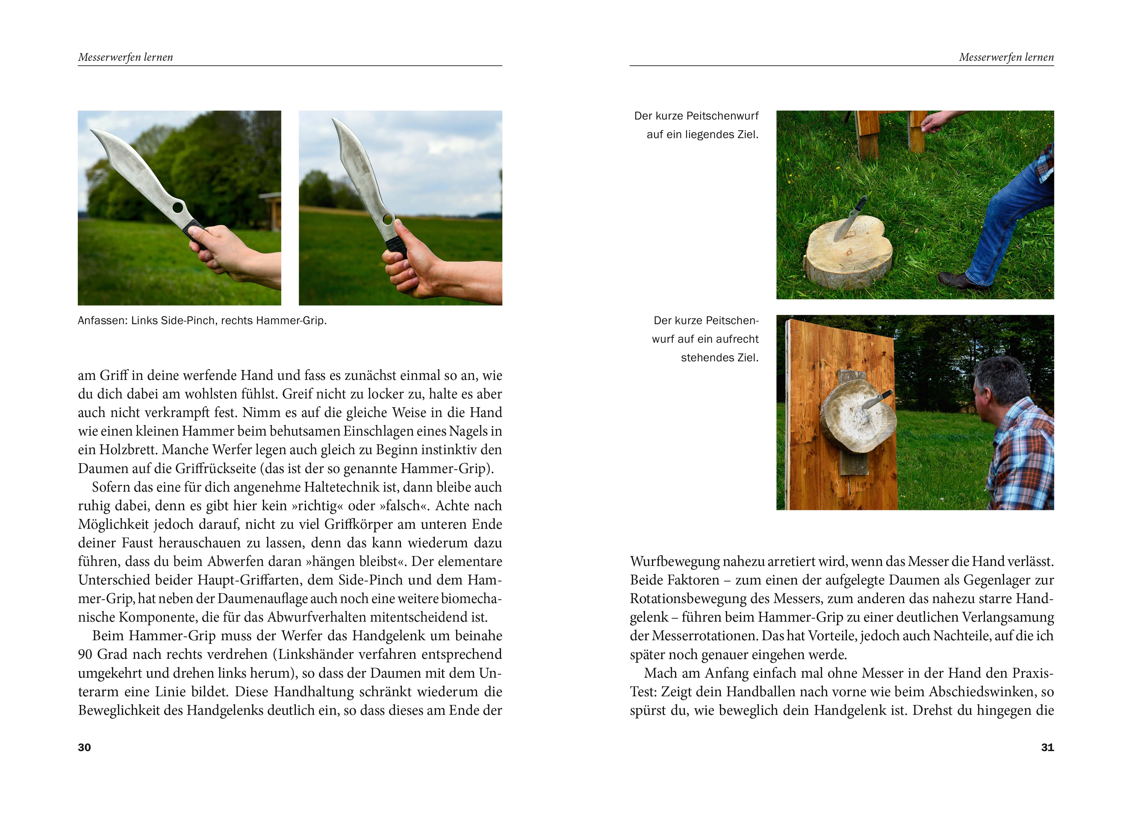 Beispielinhalt (Bild) Messerwerfen wie die Profis - mit Axtwerfen