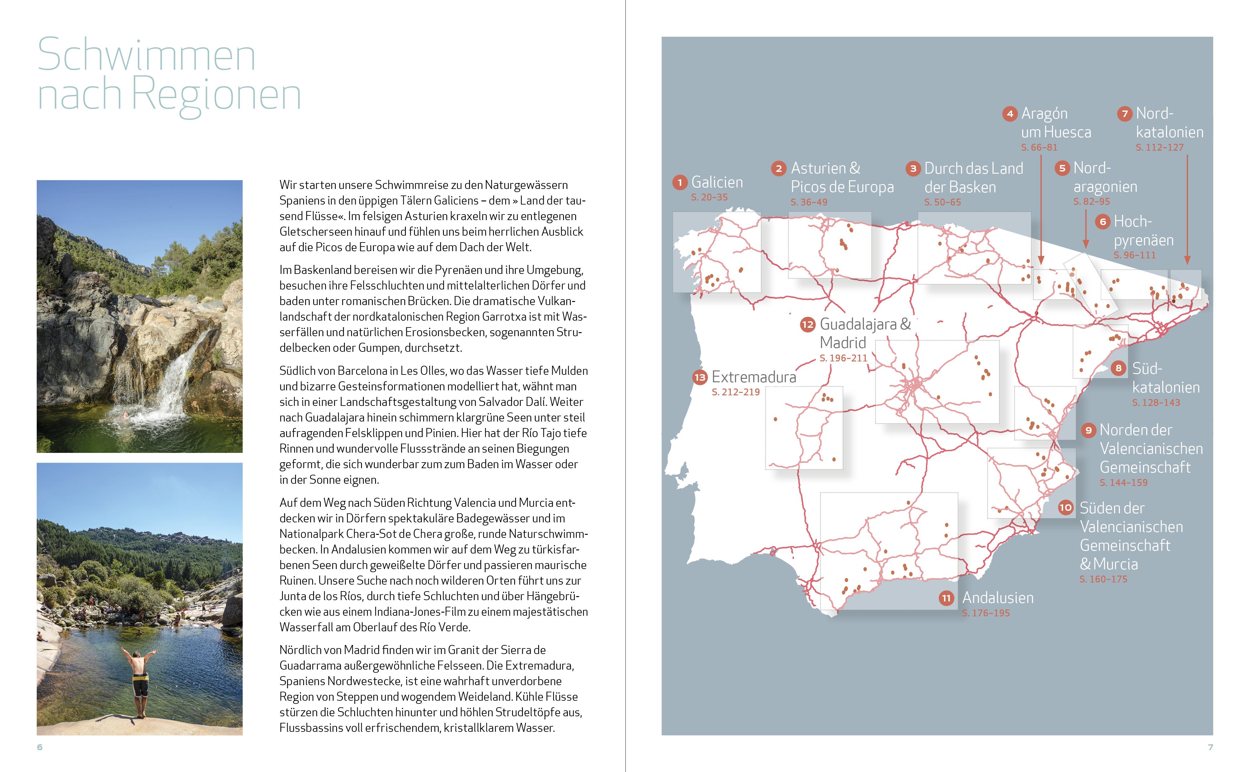 Beispielinhalt (Bild) Wild Swimming Spanien