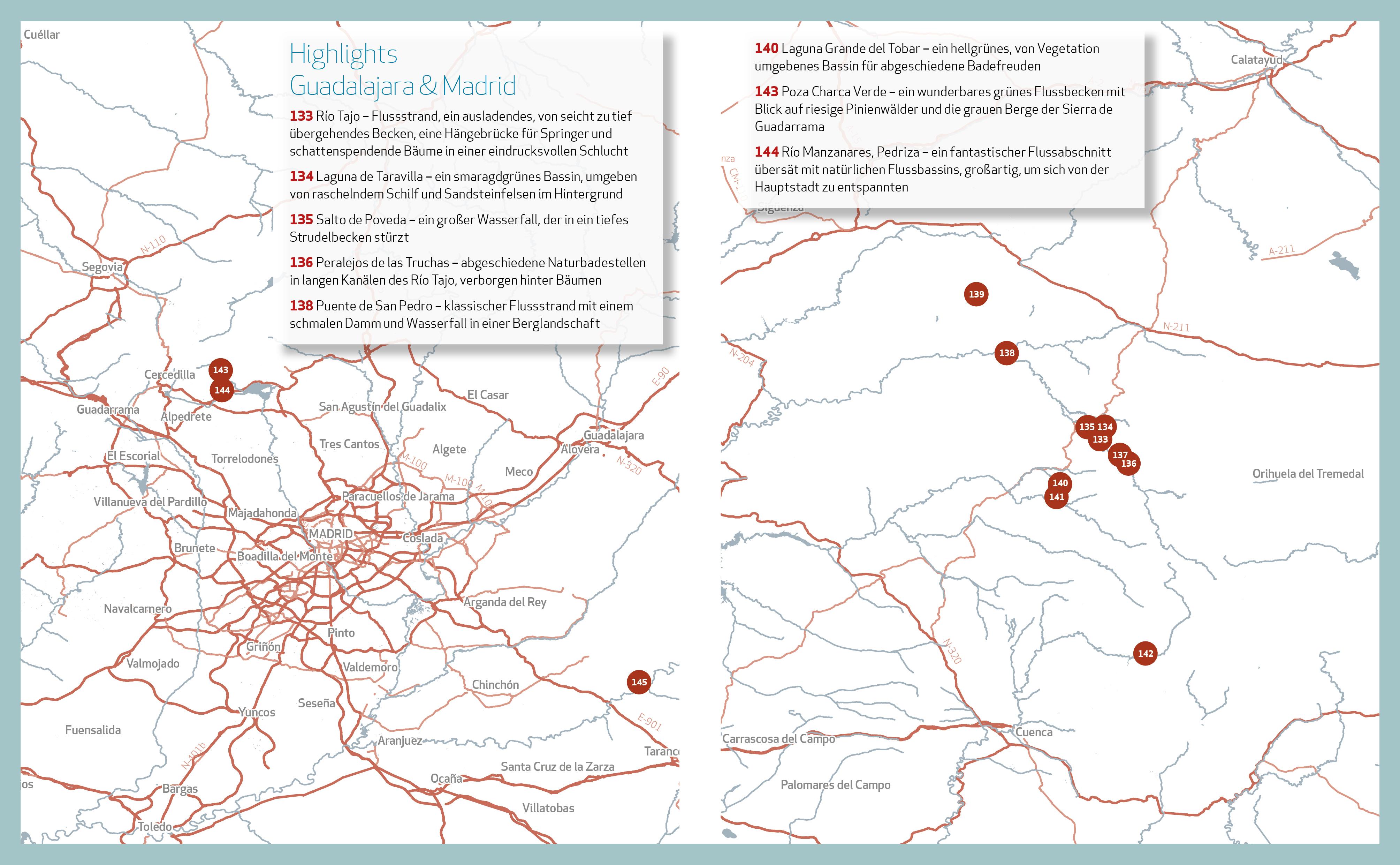 Beispielinhalt (Bild) Wild Swimming Spanien