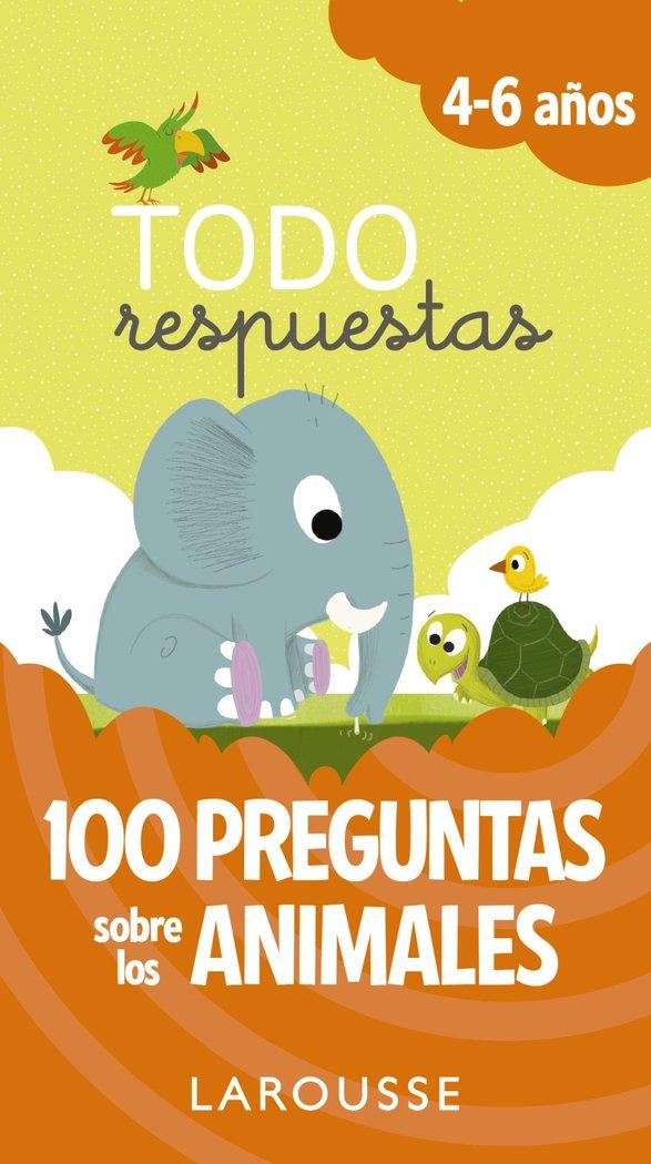 Vorderes Coverbild 100 preguntas sobre los animales