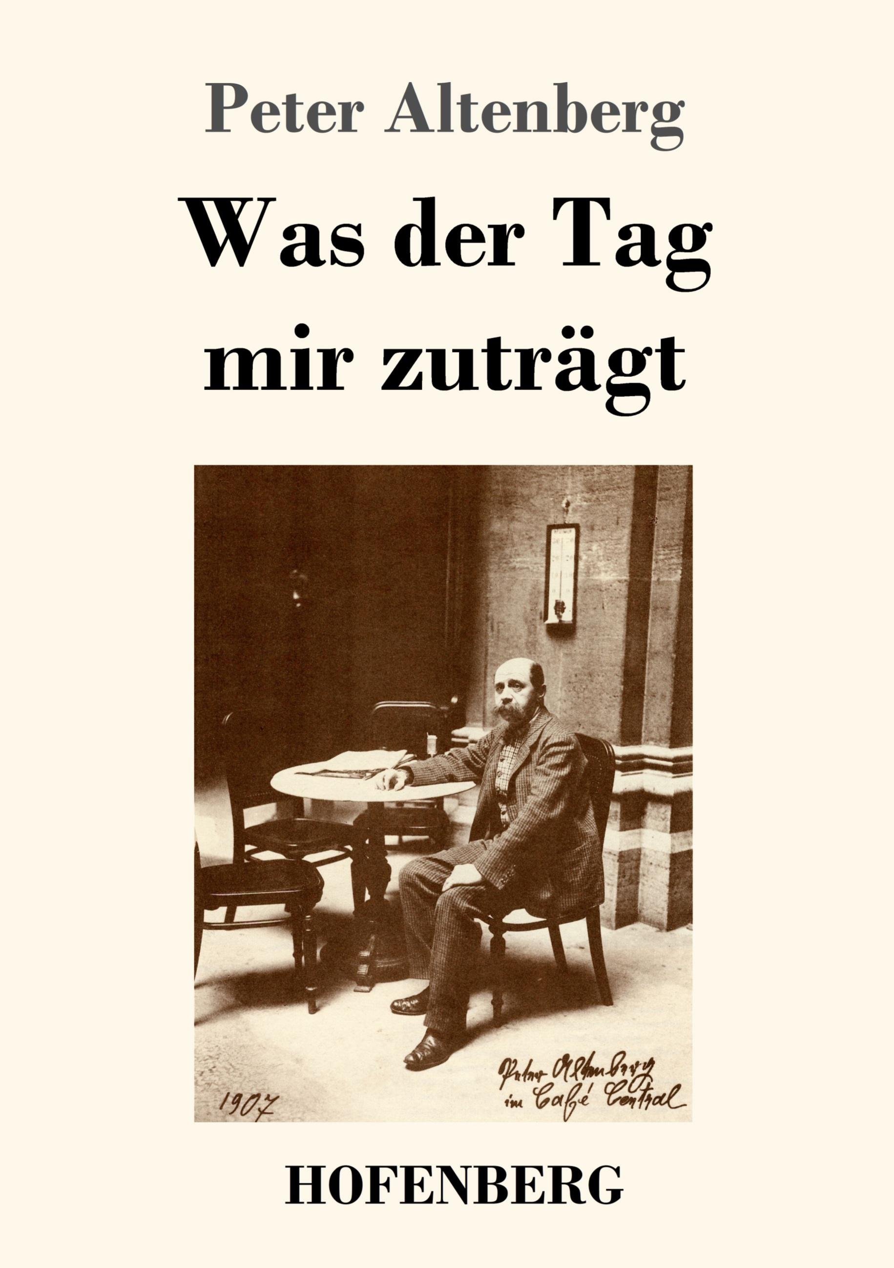 Vorderes Coverbild Was der Tag mir zuträgt