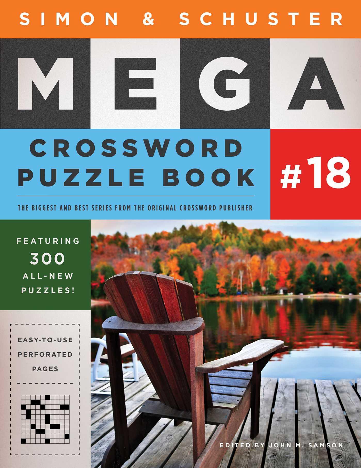 Vorderes Coverbild Simon & Schuster Mega Crossword Puzzle Book #18