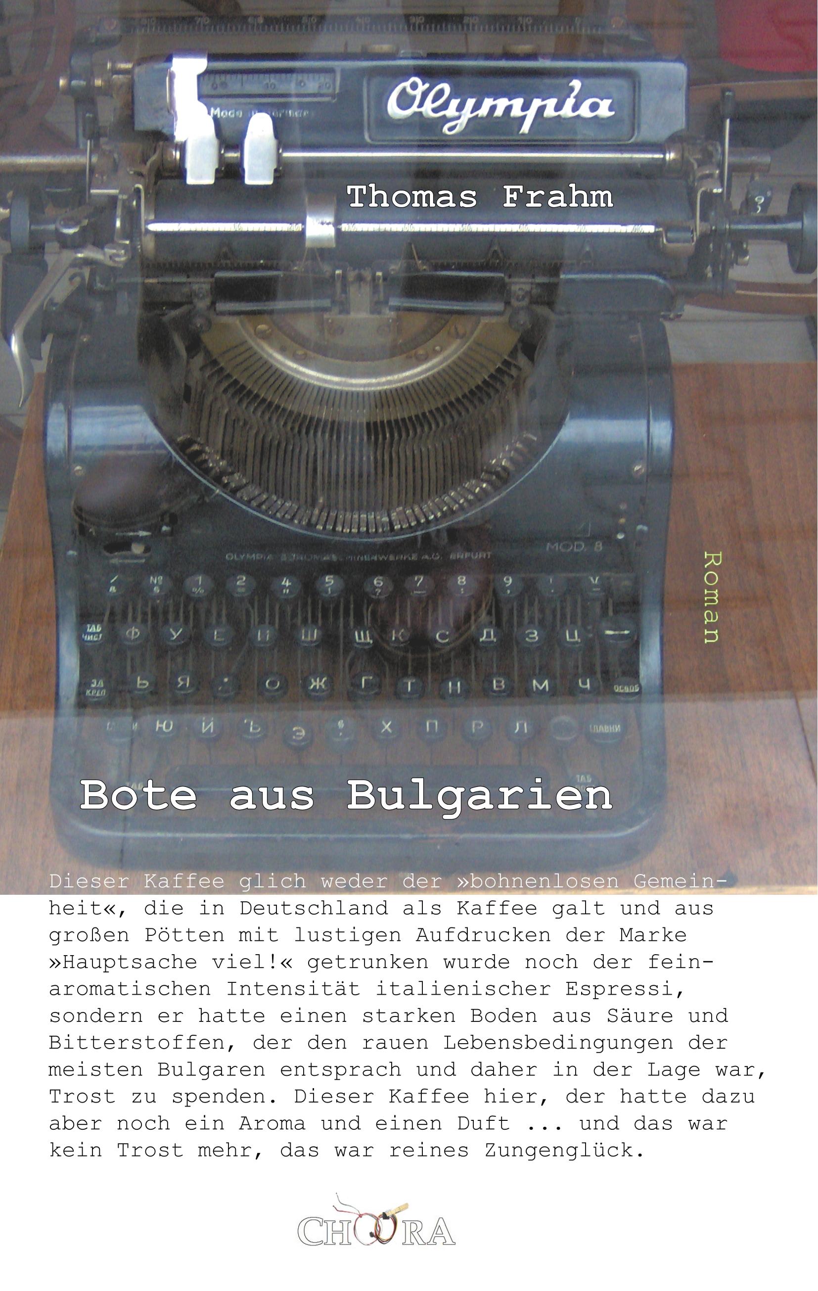 Vorderes Coverbild Bote aus Bulgarien