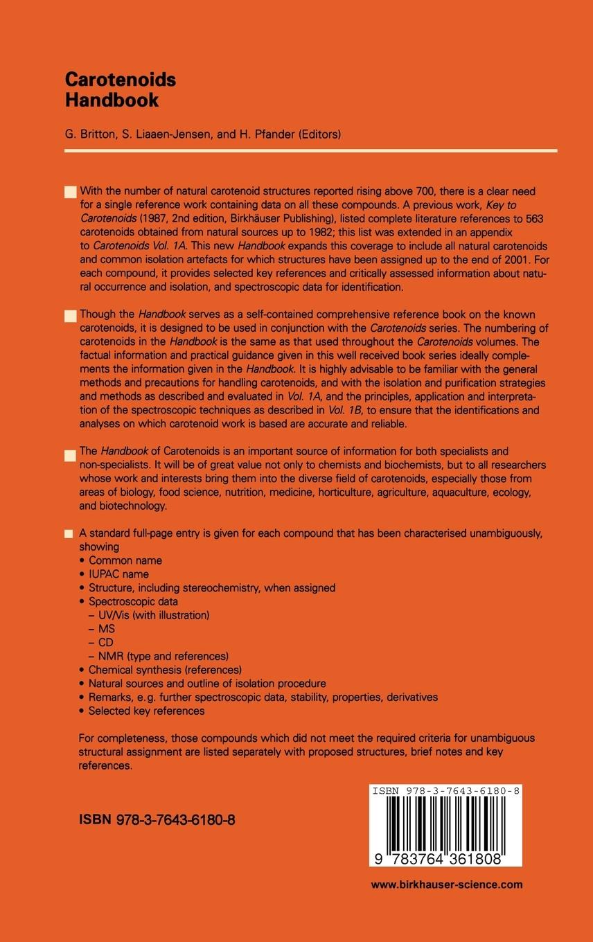 Rückseitencover Carotenoids