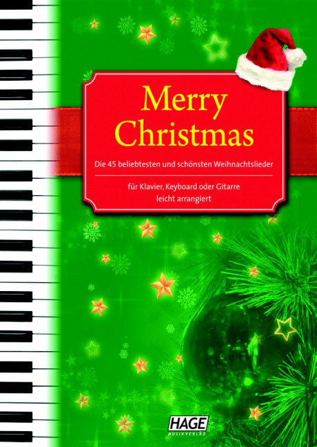 Vorderes Coverbild Merry Christmas für Klavier, Keyboard oder Gitarre