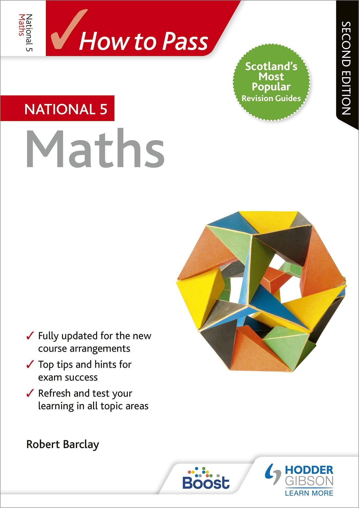 Vorderes Coverbild How to Pass National 5 Maths, Second Edition