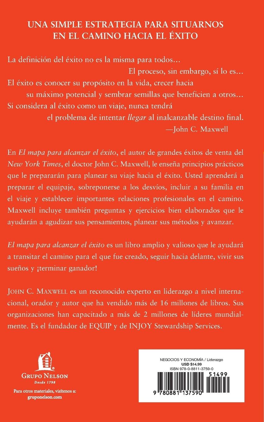 Rückseitencover El Mapa Para Alcanzar El ¿¿xito
