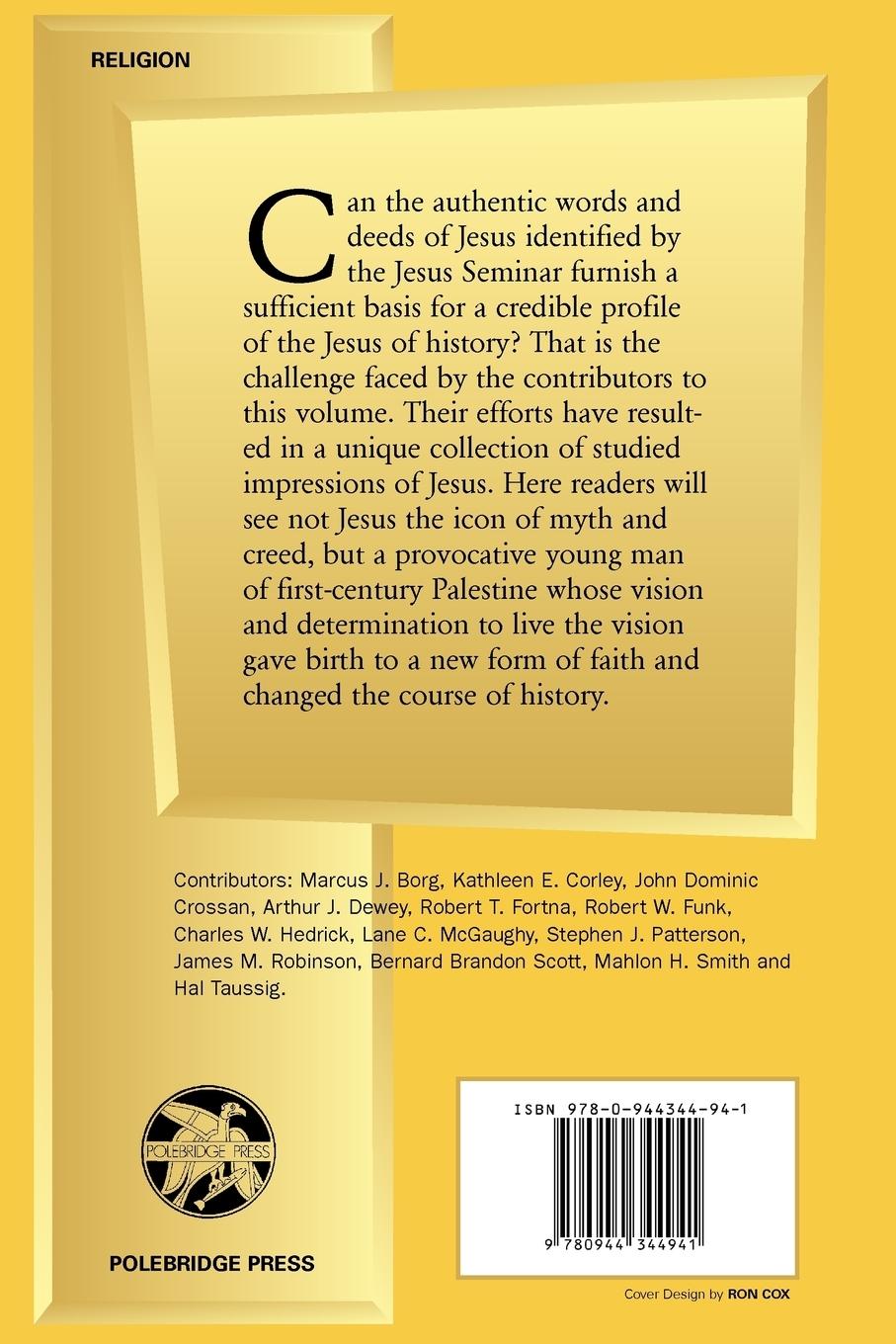 Rückseitencover Profiles of Jesus