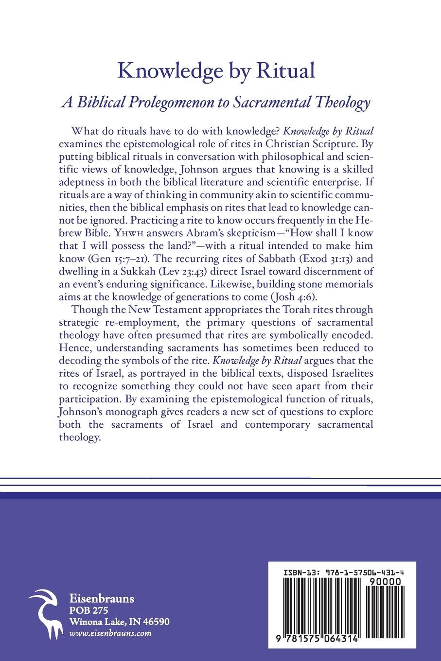 Rückseitencover Knowledge by Ritual