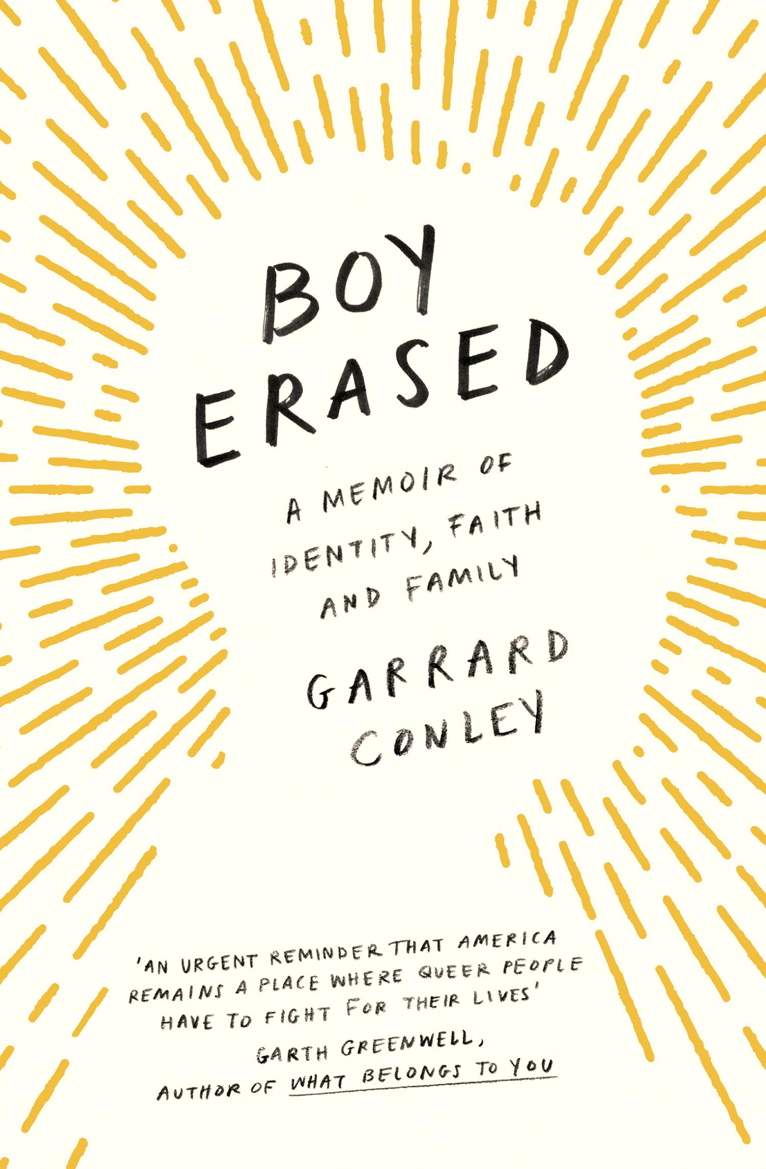 Vorderes Coverbild Boy Erased