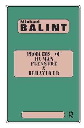 Vorderes Coverbild Problems of Human Pleasure and Behaviour