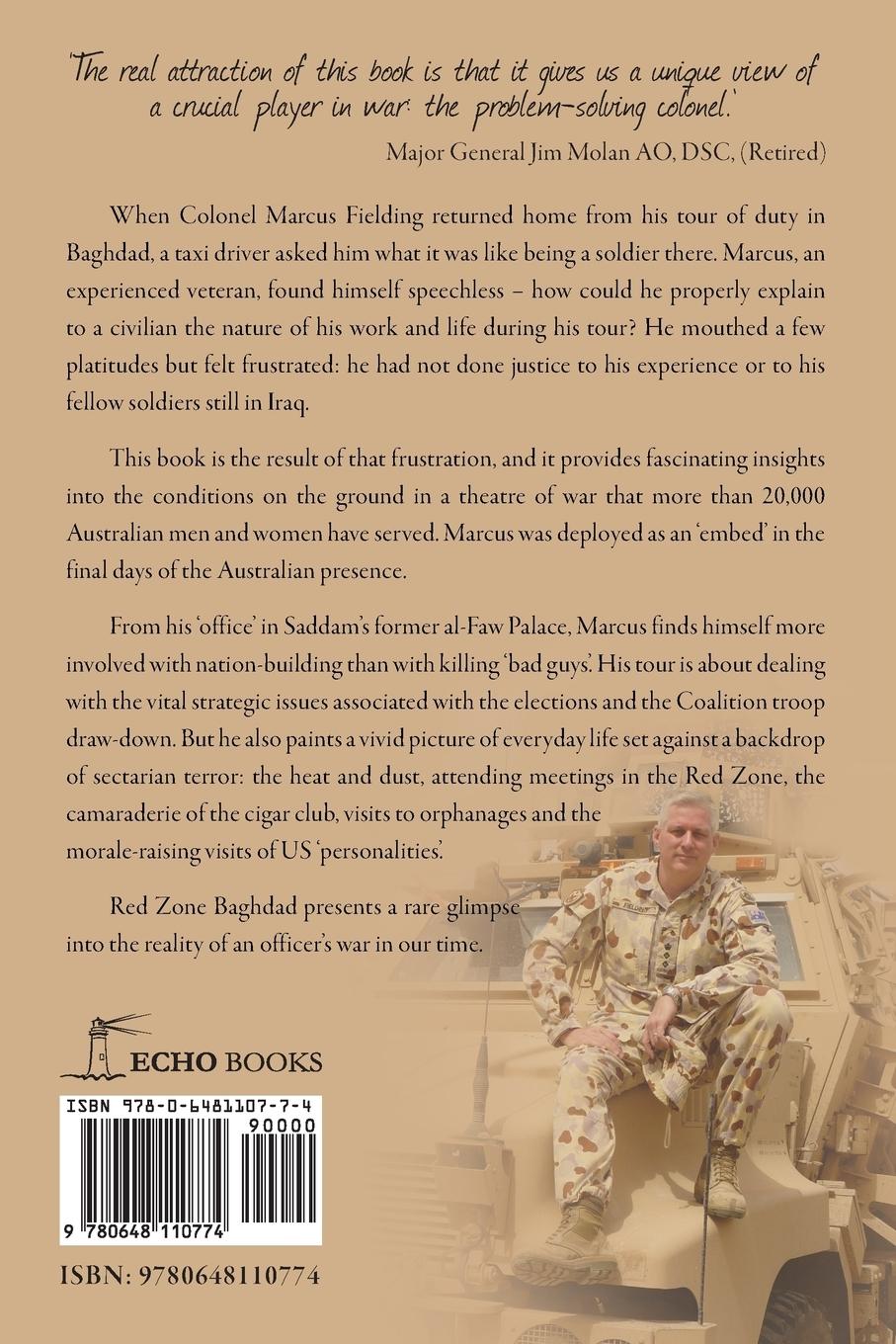 Rückseitencover Red Zone Baghdad