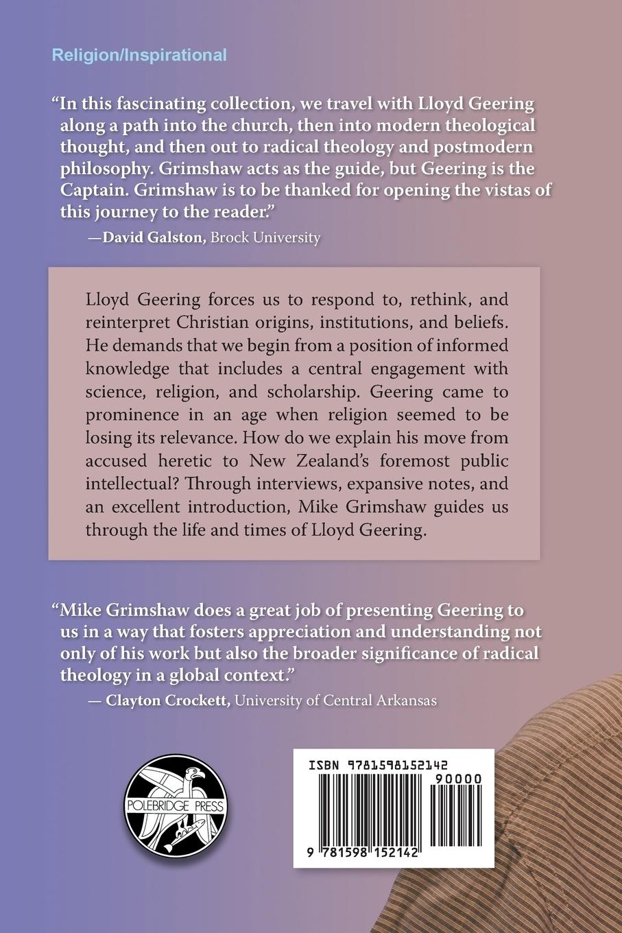 Rückseitencover Geering Interviews