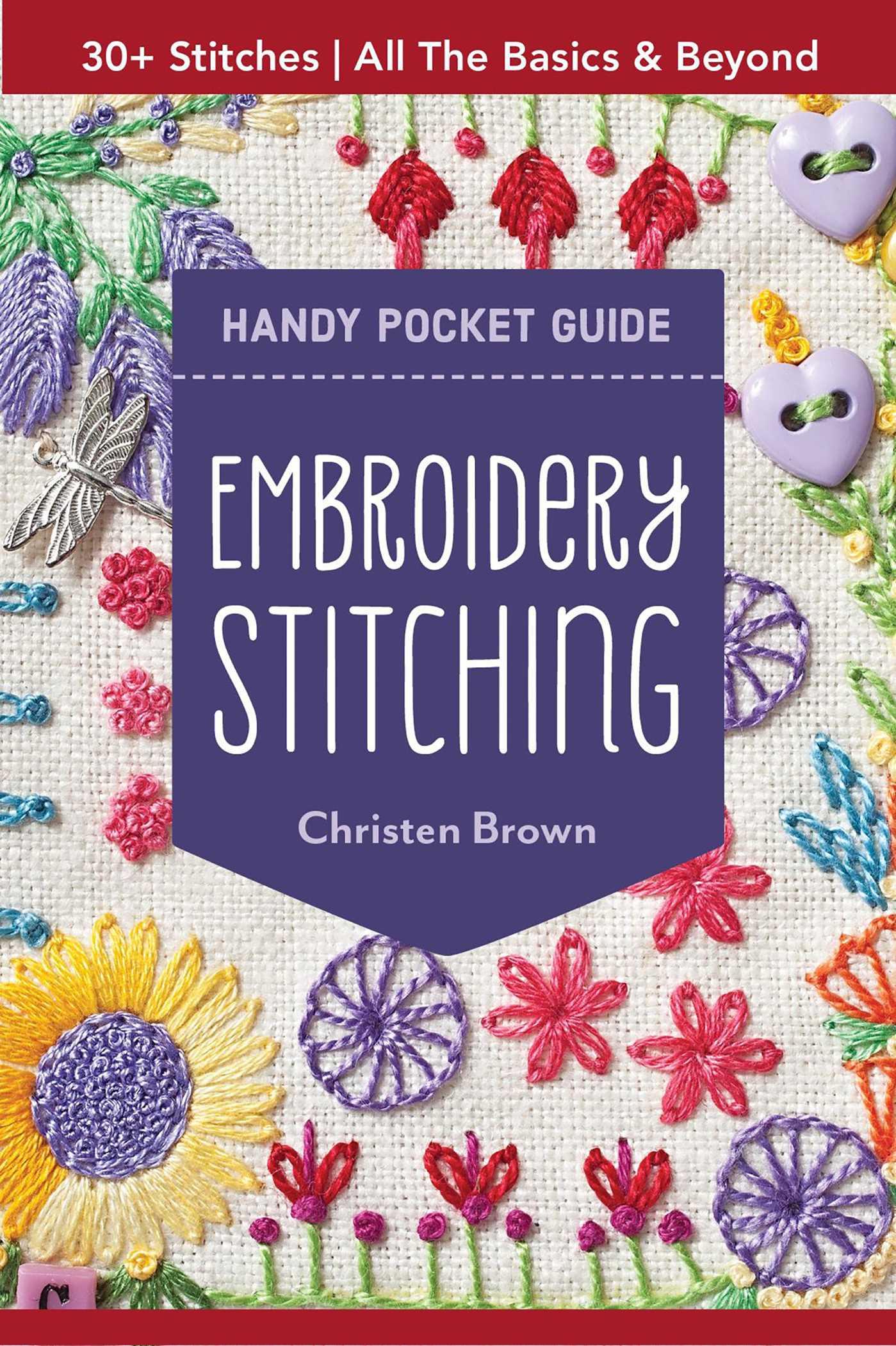 Vorderes Coverbild Embroidery Stitching Handy Pocket Guide