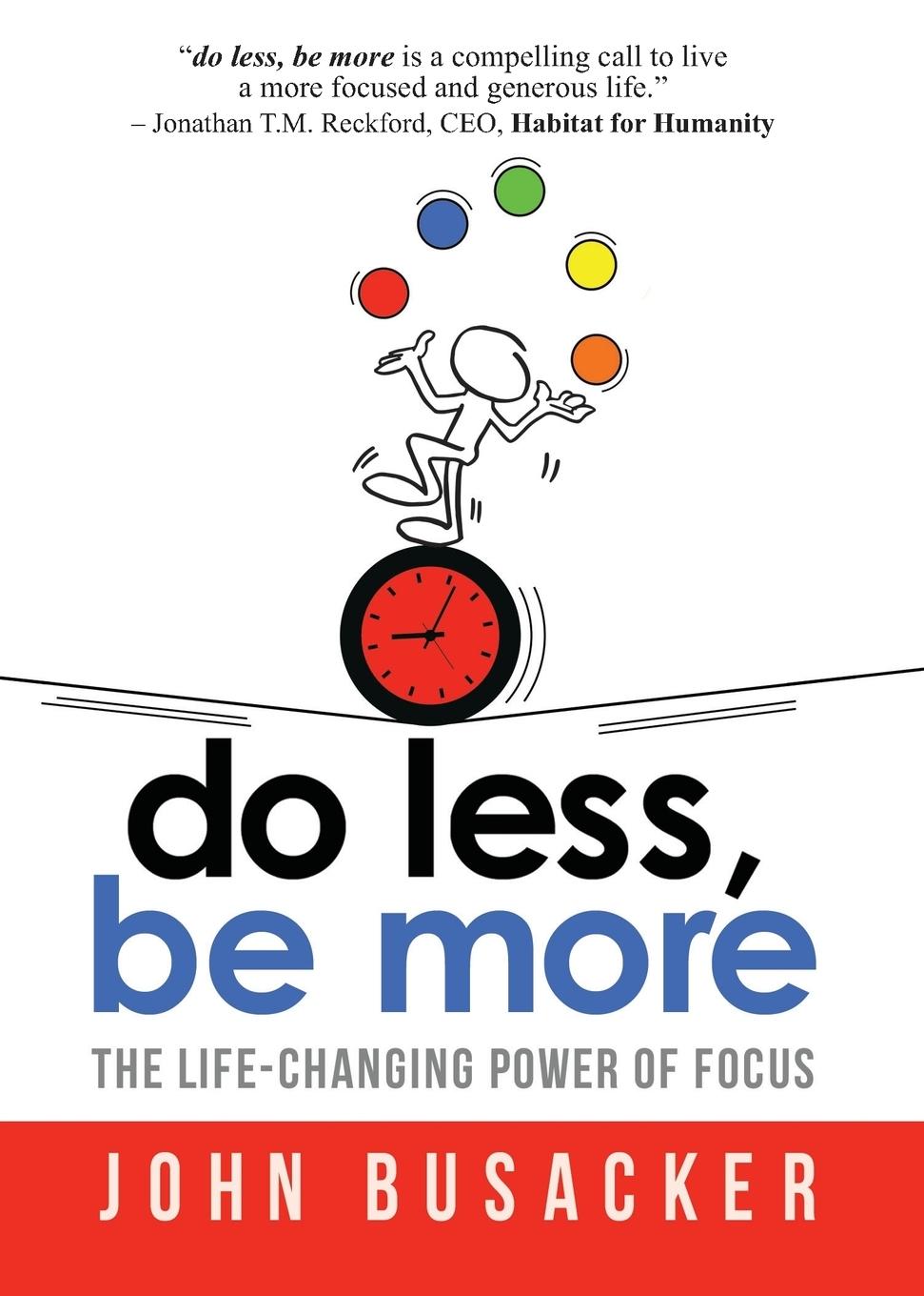 Vorderes Coverbild do less, be more